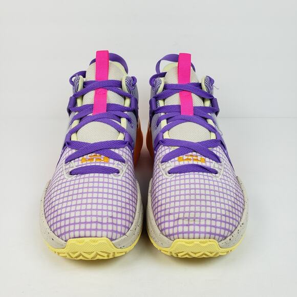 Nike LeBron Witness 7 Boys Size 4.5Y Action Grape Purple Basketball Sneaker Shoe - Picture 5 of 11
